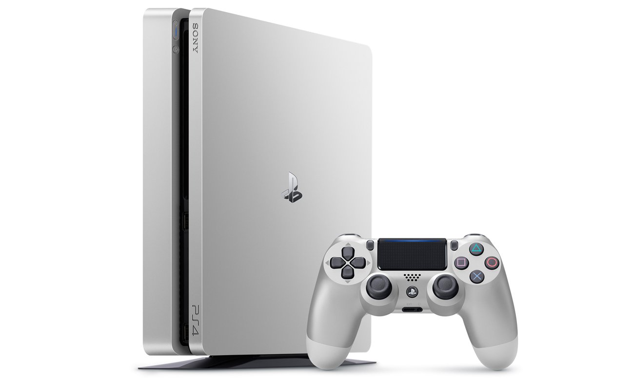Sony PlayStation 4 500GB SLIM Srebrna + PAD - Konsole